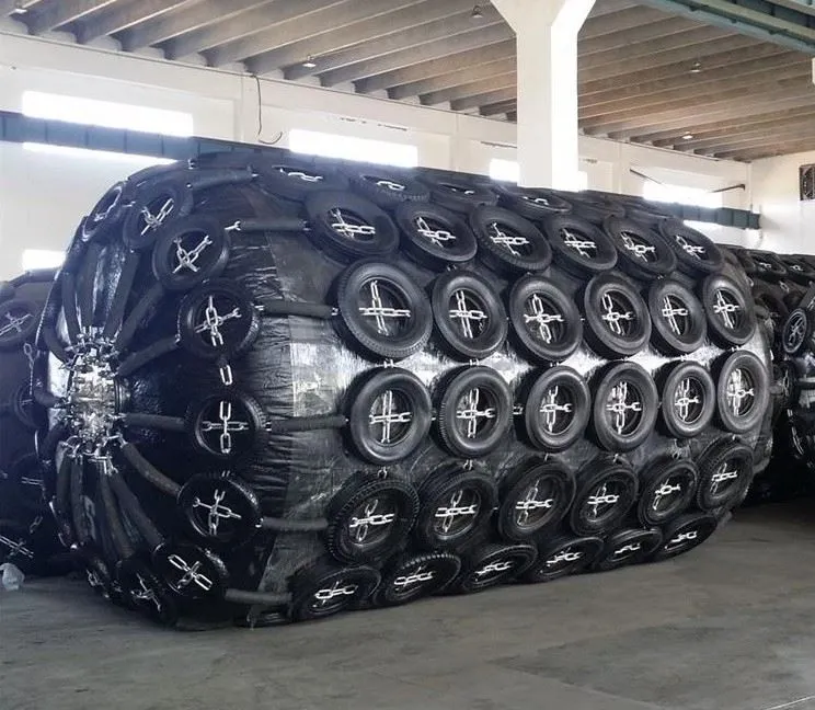 Pneumatic Roj Hmab Fenders Hauv Tubrog Nkoj